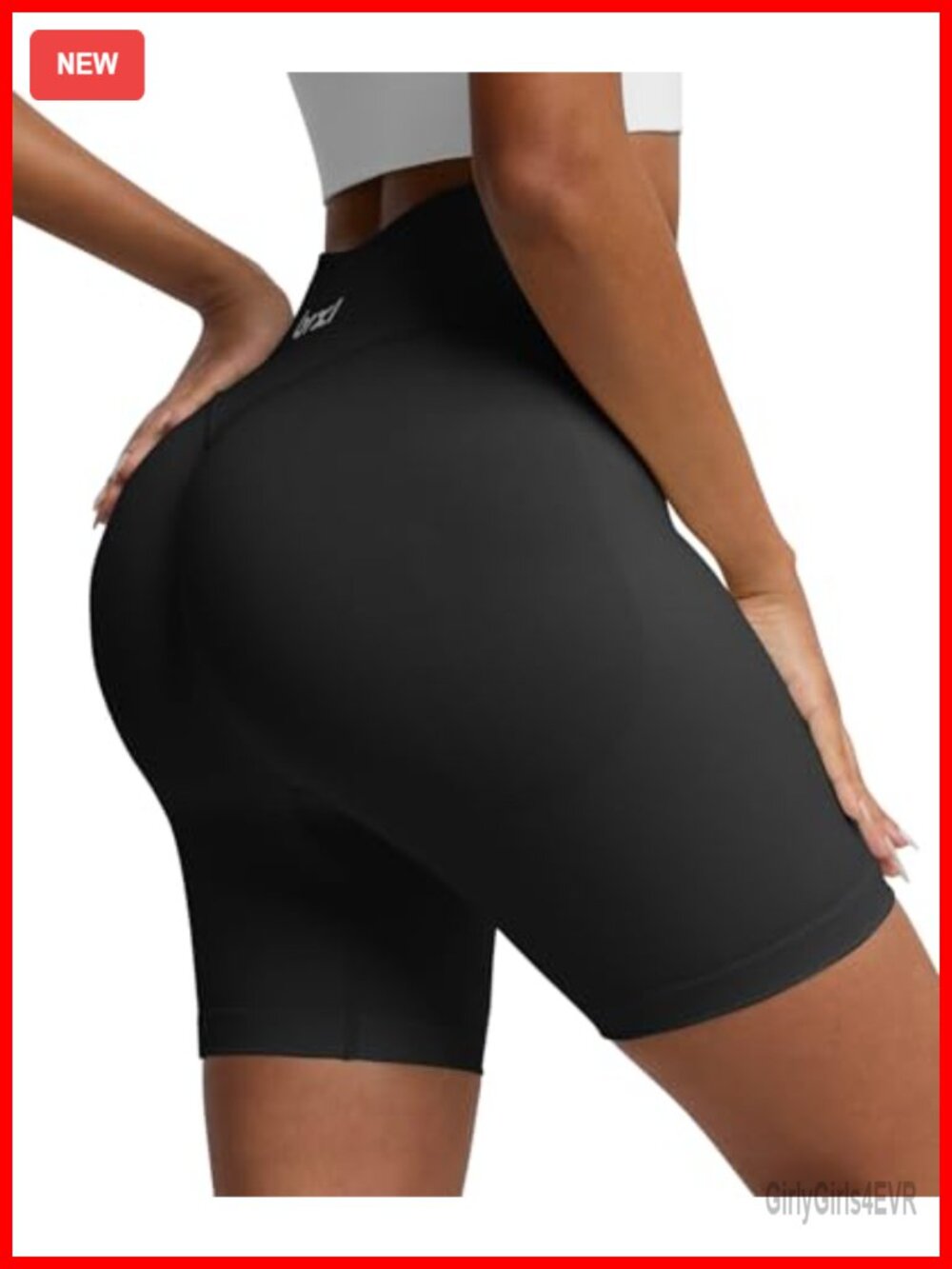 Seamless High Waist Biker Shorts Women Hidden Scrunch Butt Lifting Gym